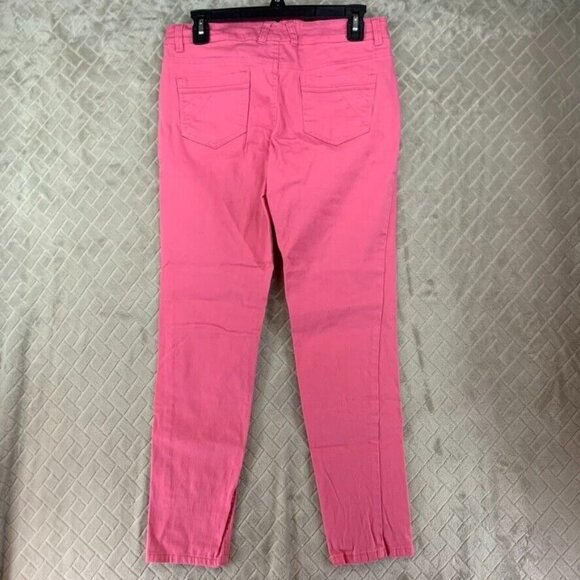 Orsay Womens 8 Denim Jeans Pink Skinny Low Rise Stretch Barbie Preppy - Picture 10 of 14